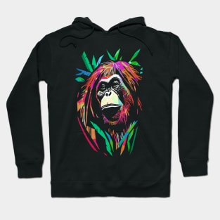 Orangutan pop art Hoodie